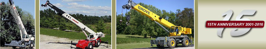 All Terrain Cranes for Sale from Tom Kasner Crane Sales, Inc. 2 rough terrain cranes