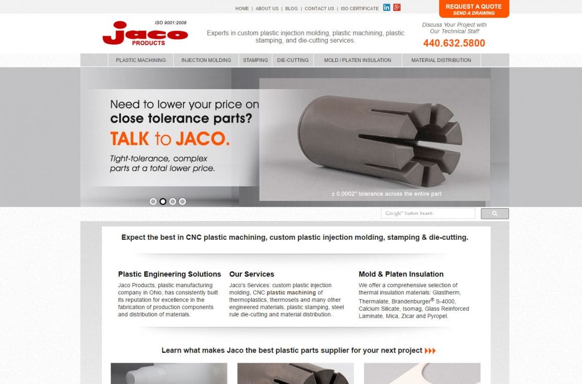 Machined Delrin | Benefits of Delrin | Delrin Machining | Jaco Products